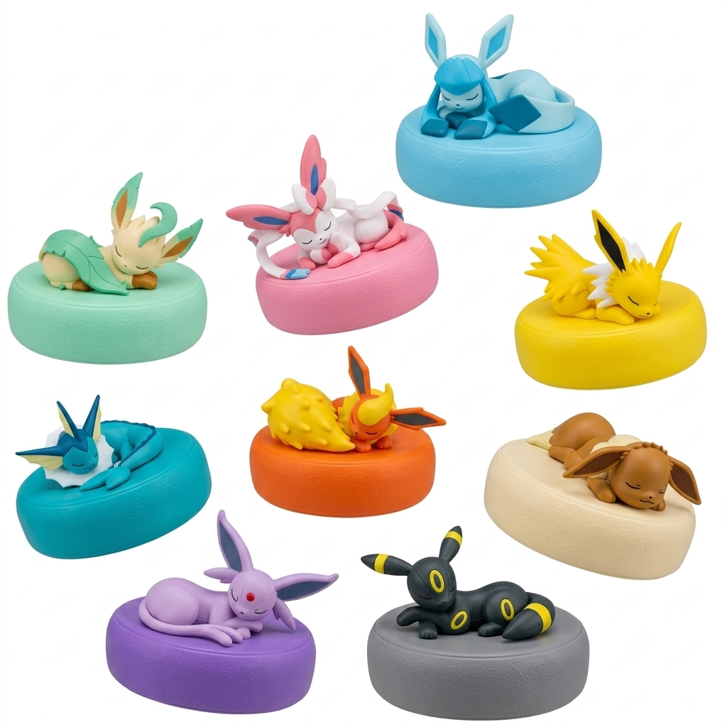 Eevee & Evolutions Sleeping Figure Series (Blind Box)