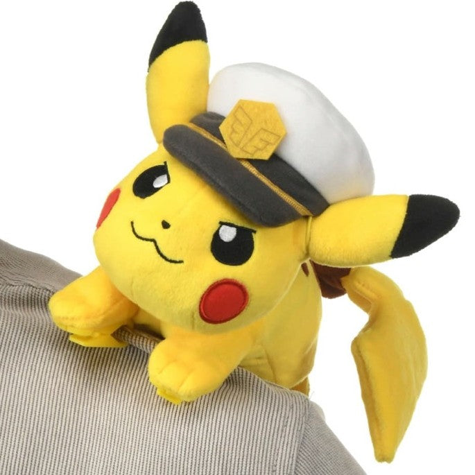 Peluche Captain Pikachu Shoulder Riding